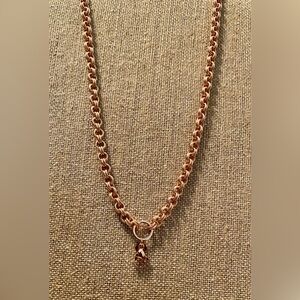 NIB Origami Owl Rose Gold Double Link Custom Chain 18-20" (retired collection)